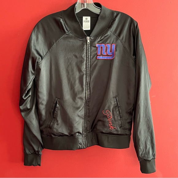 Victoria’s Secret PINK NFL NY Giants Bomber Jacket - Picture 13 of 14